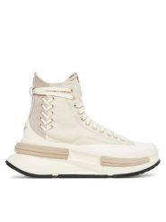Converse Sneakersy Run Star Legacy Cx Platform Crafted Laces A10654C Beżowy. Brązowe buty do biegania Converse, bez wzorów, z materiału, bez zapięcia. Za 459.99 zł.