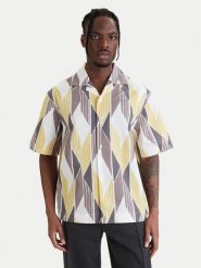 HUGO Koszula Espino 50560606 Czarny Oversize. Czarne koszule Hugo, m, bez wzorów, z bawełny, bez kołnierzyka, bez ramiączek. Za 429.99 zł.