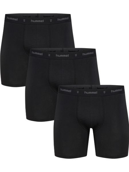 Bokserki Hummel Comfort (x3). Czarne bokserki Hummel, m, bez wzorów, z bawełny. Za 84.00 zł.