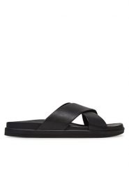 Jack&Jones Klapki Jfwverona 12275239 Czarny. Czarne klapki Jack&Jones, ze skóry. Za 169.99 zł.