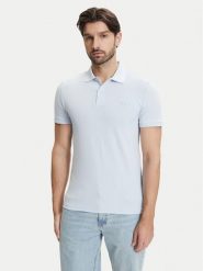 Lacoste Polo PH5056 Błękitny Slim Fit. Niebieskie koszulki polo LACOSTE, m, bez wzorów, z bawełny, bez kołnierzyka, bez ramiączek. Za 579.99 zł.
