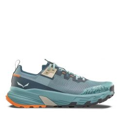 Buty trekkingowe Salewa Pedroc 2 Max. Niebieskie buty turystyczne Salewa, bez wzorów, bez zapięcia, na fitness i siłownię. Za 563.50 zł.