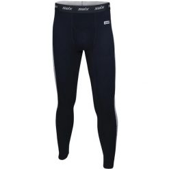 Legginsy Swix Racex Bodywear. Czarne legginsy długie sportowe Swix, l, bez wzorów. Za 312.00 zł.