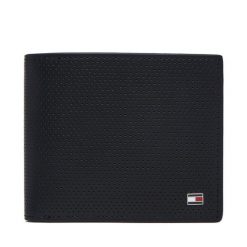 Portfel Tommy Hilfiger. Czarne portfele Tommy Hilfiger, bez wzorów. Za 329.99 zł.