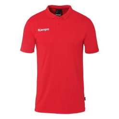 Polo Kempa Poly. Czerwone koszulki polo Kempa, m, bez wzorów, bez kołnierzyka, bez ramiączek. Za 163.50 zł.