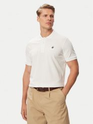 Beverly Hills Polo Club Polo P-SS26M-P42560 Biały Regular Fit. Białe koszulki polo sportowe Beverly Hills Polo Club, m, bez wzorów, z bawełny, bez kołnierzyka, bez ramiączek. Za 209.99 zł.