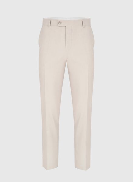 PAKO LORENTE – Spodnie garniturowe w kolorze beżowym. Brązowe eleganckie spodnie Pako Lorente, z elastanu, eleganckie. Za 249.99 zł.