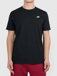 4F Koszulka w kolorze czarnym rozmiar: S. Czarne bezrękawniki 4F, s, bez wzorów, z bawełny, bez kołnierzyka, bez ramiączek. Za 26.99 zł.