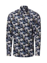 Olymp Level Five Koszula łatwa w prasowaniu Mężczyźni Slim Fit Bawełna niebieski|wielokolorowy, 42. Niebieskie koszule OLYMP Level Five, m, bez wzorów, z bawełny, bez kołnierzyka, bez ramiączek. Za 399.95 zł.