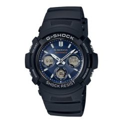 Zegarek męski Casio AWG-M100SB-2AER, Quartz, 46mm, 20ATM. Czarne zegarki Casio. Za 601.60 zł.
