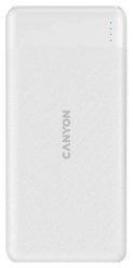 Canyon PB-109 10000 mAh PD 18W QC 3.0 20W biały. Białe powerbanki . Za 86.90 zł.