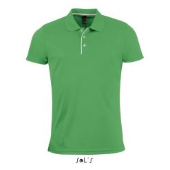 Polo Sol's Performer. Zielone koszulki polo sportowe SOL'S, m, bez wzorów, bez kołnierzyka, bez ramiączek. Za 140.00 zł.
