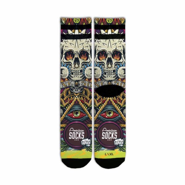 Skarpetki American Socks Moshpit. Skarpety AMERICAN SOCKS, bez wzorów. Za 114.17 zł.