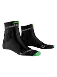 X-Socks Skarpety "Trail Run Energy 4.0" w kolorze czarno-zielonym do biegania rozmiar: 45-47. Czarne skarpety X-Socks, bez wzorów. Za 60.99 zł.