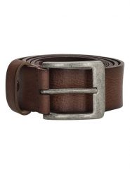 HIDE & STITCHES Skórzany pasek w kolorze brązowym rozmiar: 105. Brązowe paski HIDE & STITCHES, bez wzorów, z materiału. Za 66.00 zł.