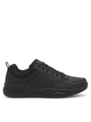 Skechers Sneakersy 8790157 BBK Czarny. Czarne buty sportowe casual Skechers, bez wzorów, z materiału, bez zapięcia. Za 299.99 zł.