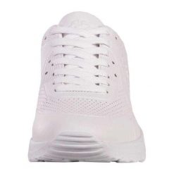 Męskie Buty Sportowe Harlem Z Wytłoczeniami. Białe buty trekkingowe Kappa, bez wzorów, bez zapięcia, trekkingowe. Za 261.99 zł.