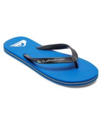 Klapki dla Mężczyzn MOLOKAI CORE Niebieski. Niebieskie klapki Quiksilver, z gumy. Za 84.99 zł.