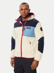 Napapijri Polar Yupik NP0A8AZX Kremowy Regular Fit. Białe bluzy z polaru Napapijri, m, bez wzorów, z polaru, bez kaptura. Za 919.99 zł.