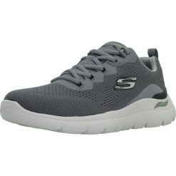 Buty SKECHERS ARCH FIT SUMMITS KRAVEL Szary. Szare buty turystyczne Skechers, bez wzorów, z syntetyku, bez zapięcia, na fitness i siłownię. Za 300.99 zł.
