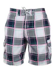 SRK Szorty kąpielowe "Clif" w kolorze granatowo-biało-jasnoróżowym rozmiar: L. Niebieskie kąpielówki SRK, l, bez wzorów. Za 39.99 zł.