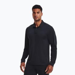 Longsleeve męski Under Armour Tactical Performance Polo 2.0 Dark blue/Dark. Niebieskie bluzki z długim rękawem Under Armour, m, bez wzorów, bez kołnierzyka, bez ramiączek. Za 219.99 zł.