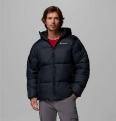 Kurtka puchowa Mężczyzna COLUMBIA Puffect™ II Hooded. Czarne kurtki Columbia, na zimę, l, bez wzorów, z materiału, bez kaptura. Za 825.00 zł.