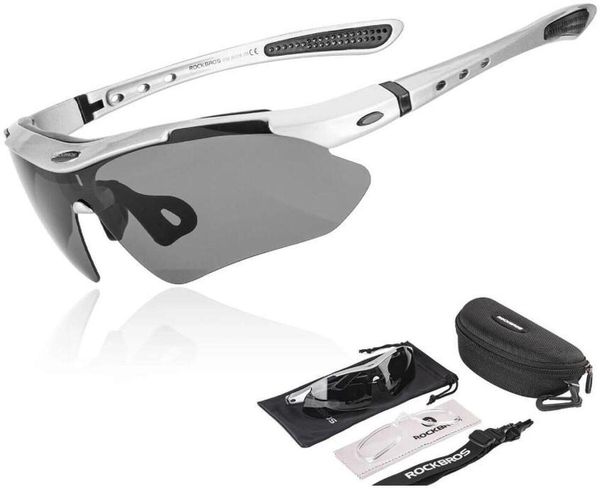 Uniseksowe okulary sportowe z polaryzacją ROCKBROS. Brązowe okulary przeciwsłoneczne ROCKBROS. Za 73.08 zł.