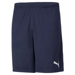 Spodenki męskie Puma teamRISE Training Shorts granatowe. Białe szorty Puma, m, bez wzorów, sportowe. Za 85.00 zł.