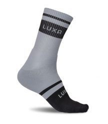 Skarpety zimowe rowerowe Luxa Deep Winter. Szare skarpety LUXA, bez wzorów, z elastanu. Za 69.90 zł.