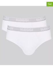 Sloggi Slipy (2 pary) w kolorze białym rozmiar: S. Białe slipki Sloggi, s, bez wzorów. Za 33.95 zł.