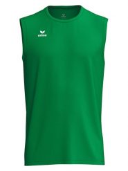 Erima Top sportowy "Intro" w kolorze zielonym rozmiar: S. Zielone t-shirty sportowe Erima, bez wzorów, z materiału, bez ramiączek, outdoorowe. Za 49.45 zł.