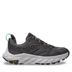 Trekkingi Hoka. Szare buty trekkingowe HOKA, bez wzorów, bez zapięcia. Za 539.99 zł.