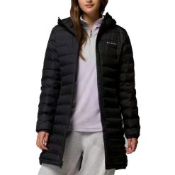 Kurtka COLUMBIA LAKE 22 II DOWN LONG HOOD Czarny. Czarne kurtki Columbia, s, bez wzorów, z materiału, bez kaptura. Za 360.99 zł.