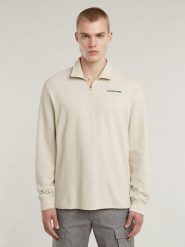 G-Star Sweter w kolorze beżowym rozmiar: L. Brązowe swetry nierozpinane G-Star, l, bez wzorów, bez kołnierzyka, bez ramiączek. Za 165.55 zł.