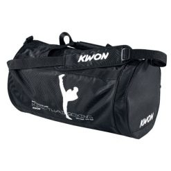 Torba sportowa Kick-thaiboxing Kwon. Czarne torby na ramię KWON, bez wzorów, z nylonu, na ramię, małe, bez dodatków. Za 127.00 zł.