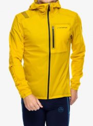 Kurtka do biegania męska La Sportiva Ethereal Pro Jacket. Żółte kurtki La Sportiva, l, bez wzorów, z materiału, bez kaptura. Za 1,143.99 zł.
