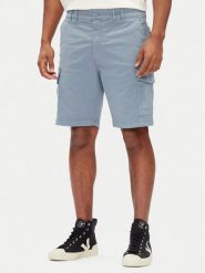 Pepe Jeans Szorty materiałowe Seasonal PM801179 Niebieski Regular Fit. Niebieskie szorty Pepe Jeans, m, bez wzorów, z bawełny. Za 219.99 zł.