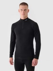 4F Podkoszulek termiczny w kolorze czarnym rozmiar: S/M. Czarne bielizna termoaktywna 4F, m, bez wzorów, z materiału, bez ramiączek. Za 157.35 zł.