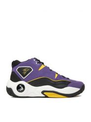 Shaq Sneakersy EO-H.O.F AQ95027M-UZ Fioletowy. Fioletowe buty sportowe casual Shaq, bez wzorów, ze skóry, bez zapięcia. Za 239.99 zł.