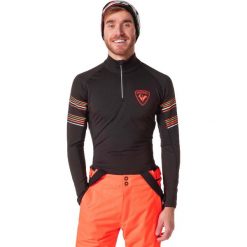 Longsleeve termoaktywny męski Rossignol Classique Hero 12 Zip 200. Czarne bluzy Rossignol, na zimę, m, bez wzorów, bez kaptura. Za 359.99 zł.