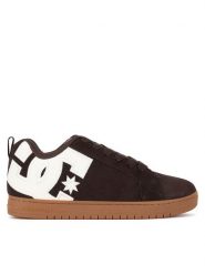 DC Sneakersy COURT GRAFFIK SE DC01665200 Brązowy. Brązowe buty sportowe casual DC, bez wzorów, ze skóry, bez zapięcia. Za 249.99 zł.