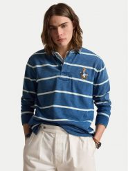 Polo Ralph Lauren Polo 710B18562001 Niebieski Regular Fit. Niebieskie koszulki polo Polo Ralph Lauren, m, bez wzorów, z bawełny, bez kołnierzyka, bez ramiączek. Za 1,299.00 zł.