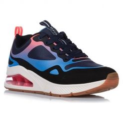 Buty do chodzenia męskie Skechers Uno 2Karma. Niebieskie buty sportowe casual Skechers, bez wzorów, z materiału, bez zapięcia. Za 399.99 zł.
