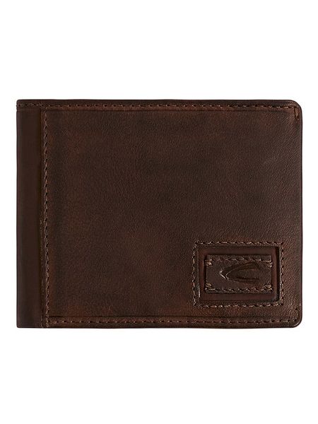 Camel Active Skórzany portfel "Dust" w kolorze ciemnobrązowym - 10,5 x 9 x 2 cm rozmiar: onesize. Brązowe portfele Camel Active, bez wzorów, z materiału. Za 135.17 zł.