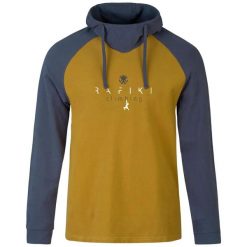 Bluza z kapturem Rafiki Traverse. Niebieskie bluzy z kapturem RAFIKI, xs, bez wzorów, z bawełny, z kapturem. Za 403.90 zł.