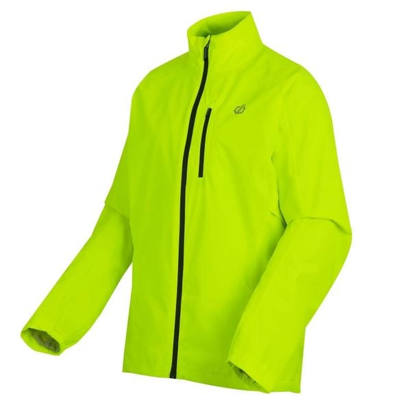 Męska wodoodporna kurtka rowerowa Tor. Żółte kurtki Dare 2B, l, bez wzorów, z materiału, bez kaptura. Za 303.99 zł.