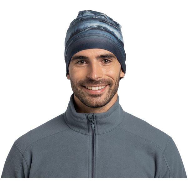 Czapka BUFF ECOSTRETCH BEANIE OSER. Niebieskie czapki zimowe Buff, bez wzorów. Za 79.79 zł.