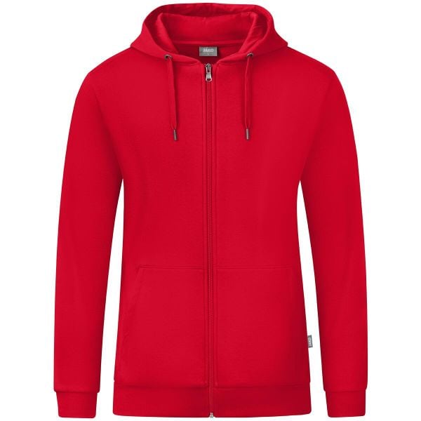 Kurtka Jako Organic. Czerwone kurtki JAKO, m, bez wzorów, z bawełny, z kapturem. Za 288.65 zł.
