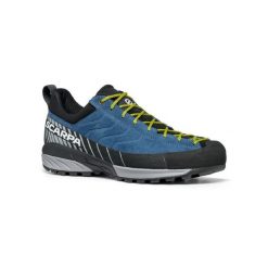 Buty podejściowe męskie turystyczne niskie Scarpa Mescalito. Niebieskie buty trekkingowe Scarpa, bez wzorów, bez zapięcia, trekkingowe. Za 739.99 zł.